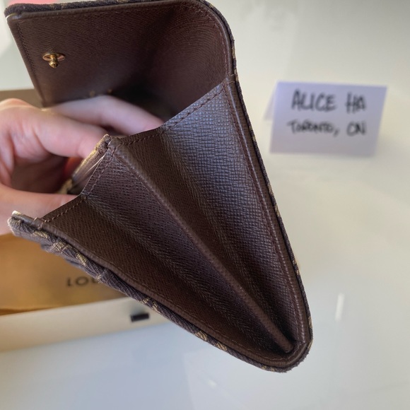 SOLD❌ Louis Vuitton Mini Lin Sarah Wallet - Picture 6 of 13